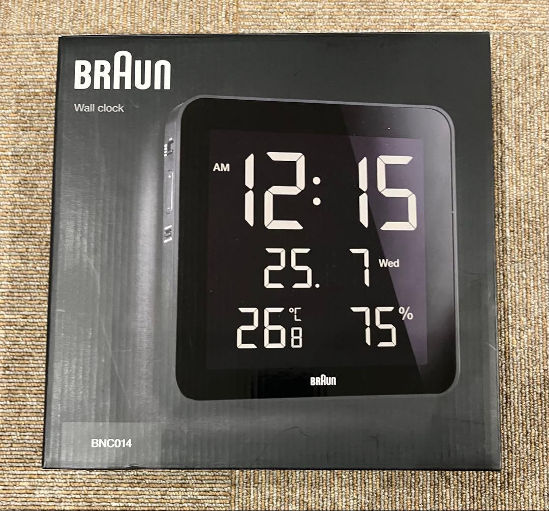 BRAUN ブラウン デジタルウォールクロック BNC014