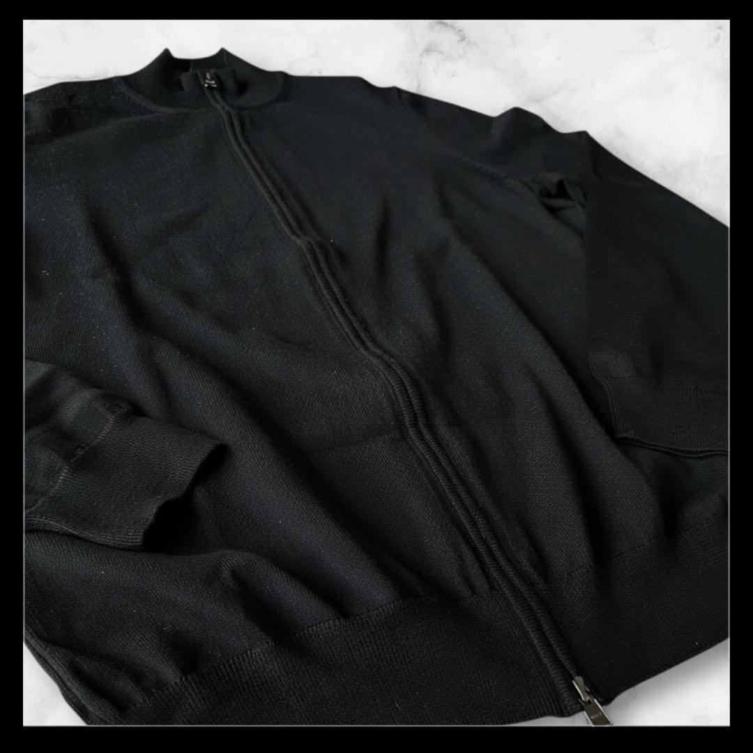 BOSS ボス　ドライバーズニット　ジップアップ カーディガン メリノウール