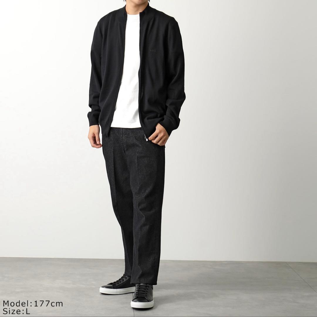 BOSS ボス　ドライバーズニット　ジップアップ カーディガン メリノウール