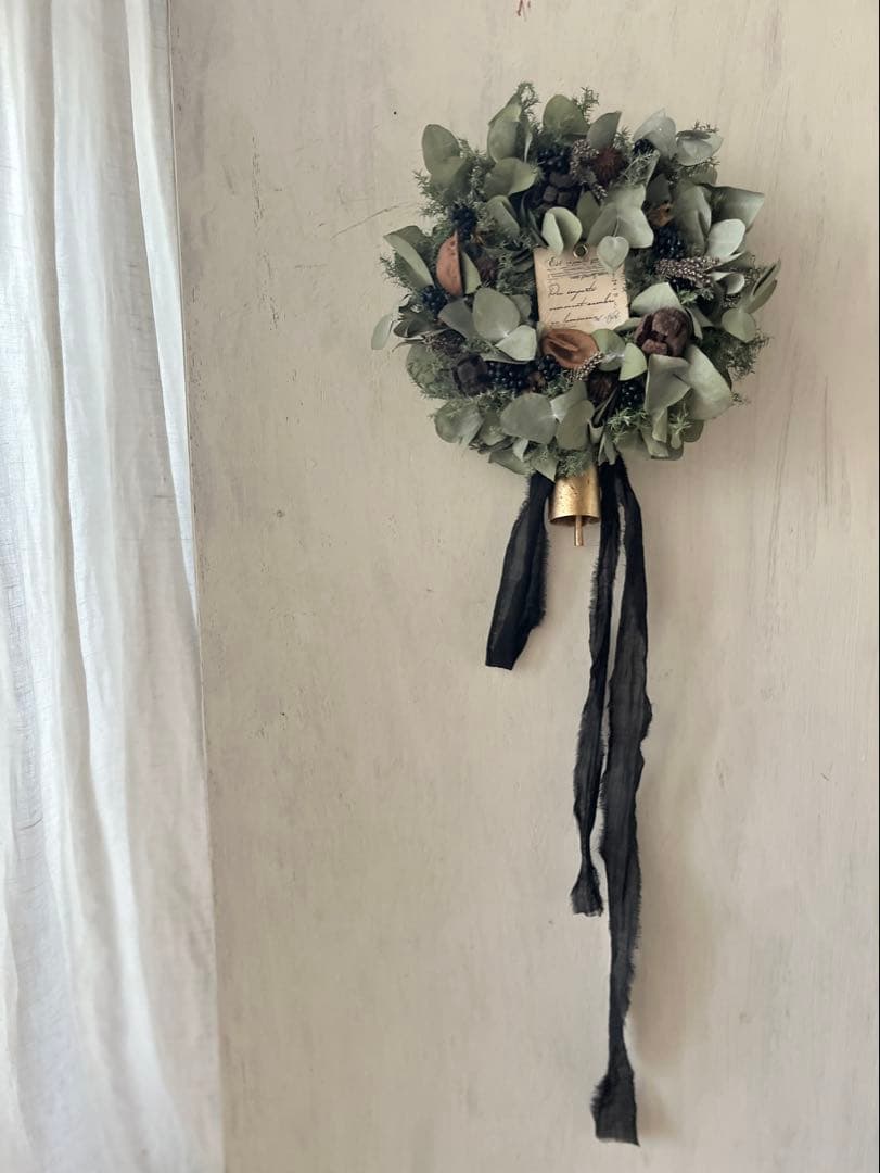 ruka＊ユーカリと針葉樹　黒い森のリース＊№670 他2点