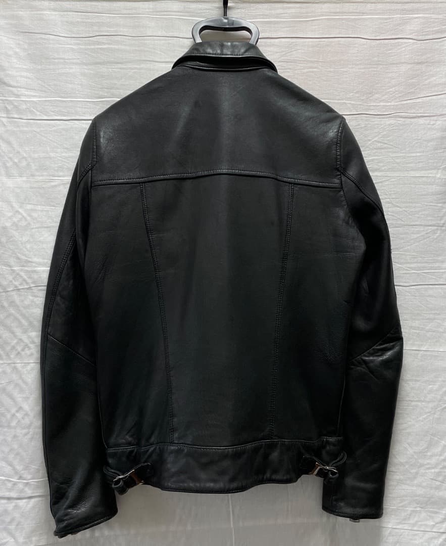 ナノユニバース シープスキン 羊革 シングス ライダースジャケット