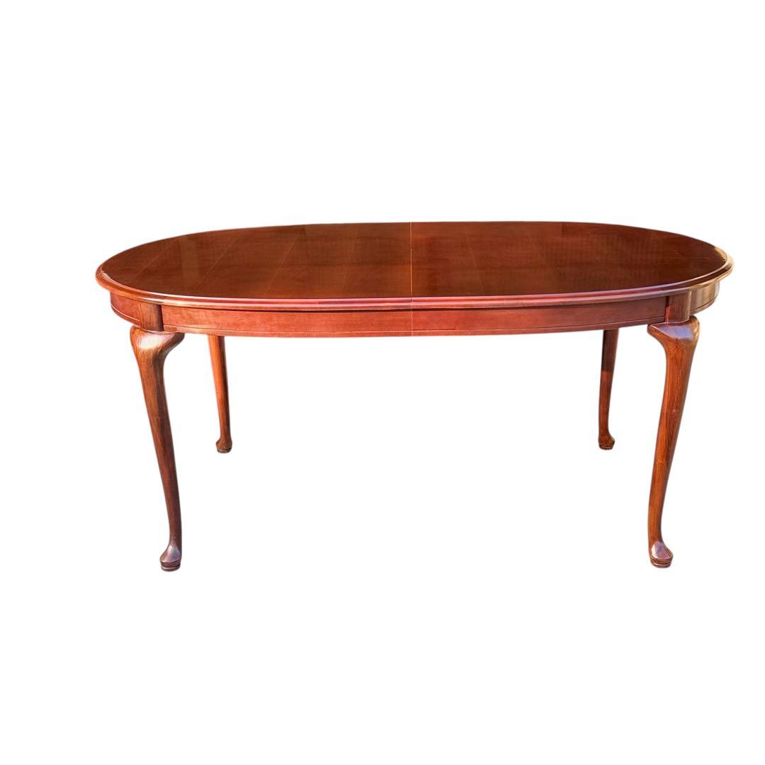 HR775 Thomasville エクステンションテーブル　猫脚　拡張　伸縮