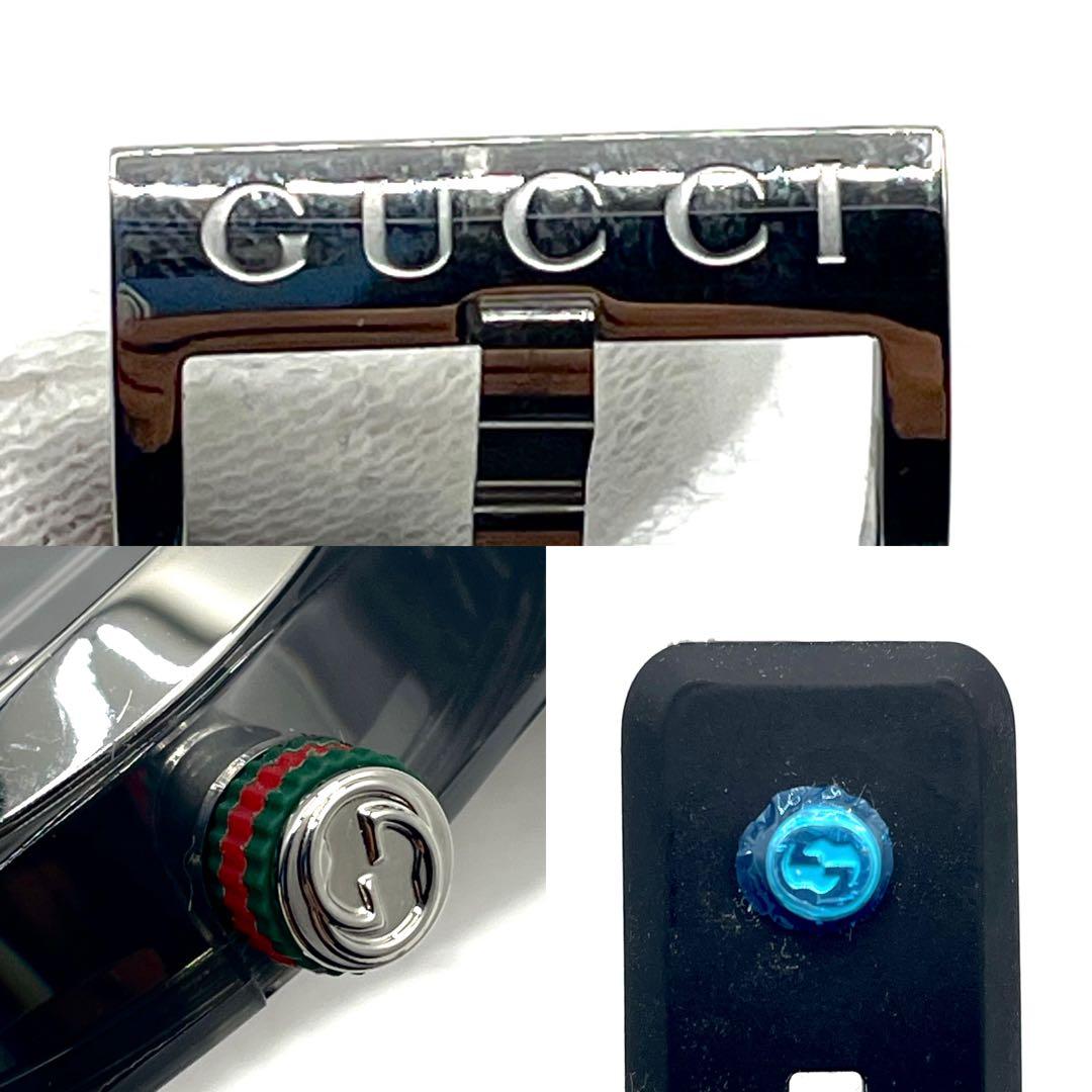 【稼働 美品 付属品】 グッチ シンク 137.3 シェリーライン 腕時計