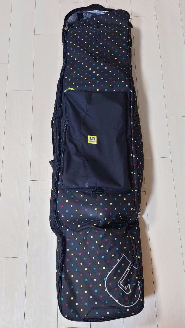 Burton スノーボード 154cm ビンディング・キャスター付きバッグ付き