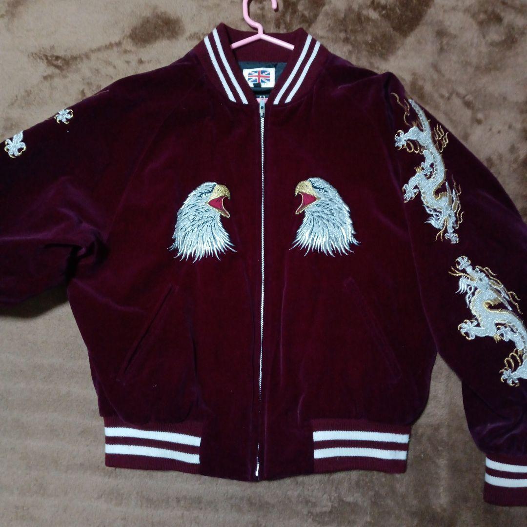 user_92ab6ca8　横須賀 スカジャン ワインレッド L