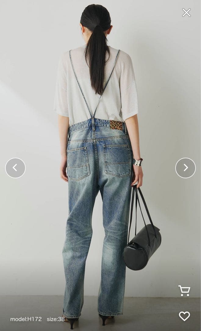 【新品未使用】 Whim Gazette デニムオールインワン2