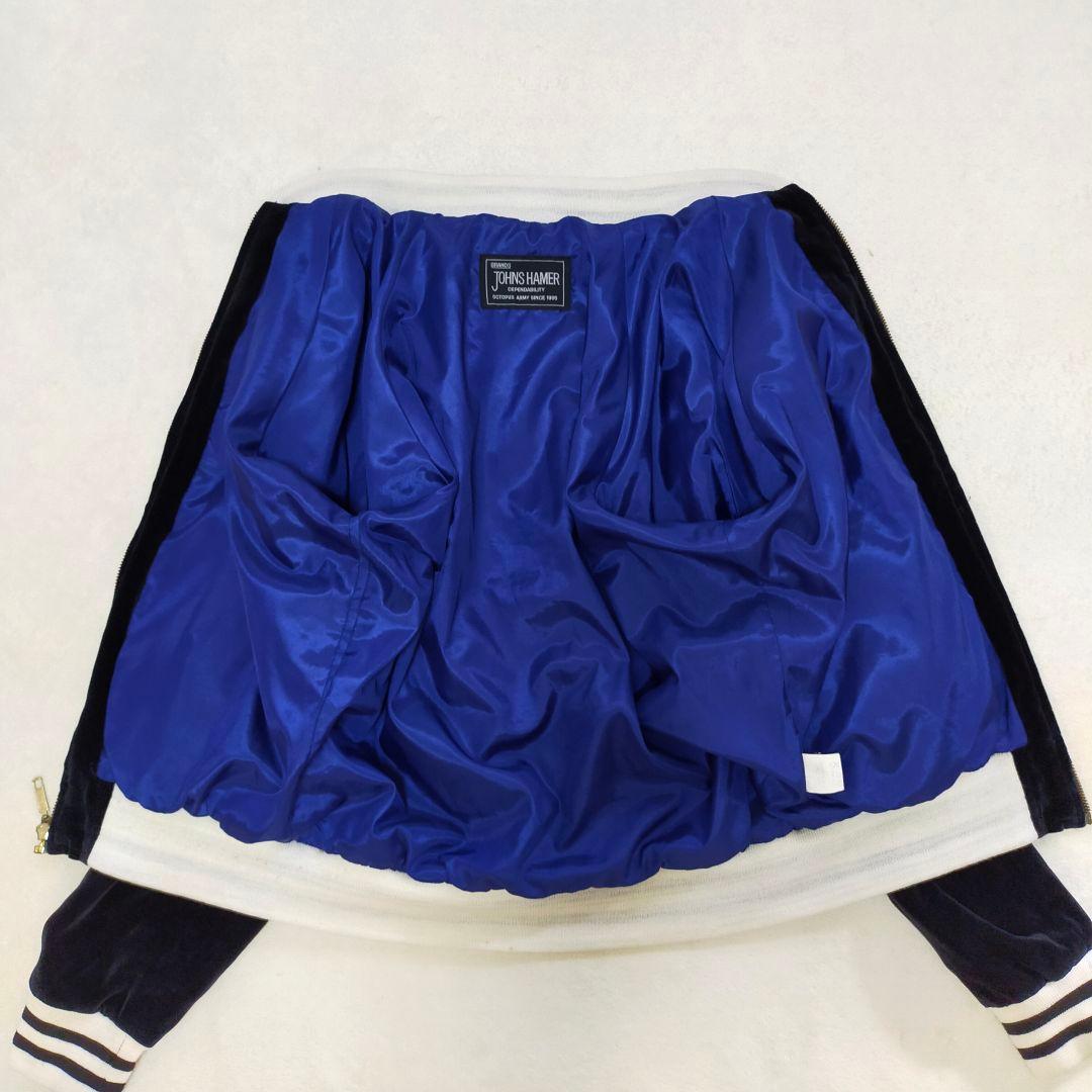 90S 00S　別珍　スカジャン　OCTOPUS ARMY　鷲　イーグル刺繍