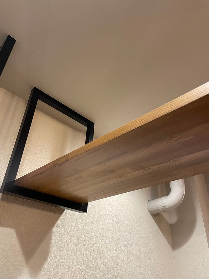 アイアン 吊り下げラック 店舗什器 棚板付き 天井吊り カフェ/バー/飲食店向け