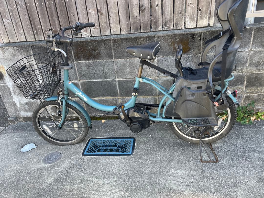 ジャンクYamaha PAS Babby 電動アシスト自転車 チャイルドシート付