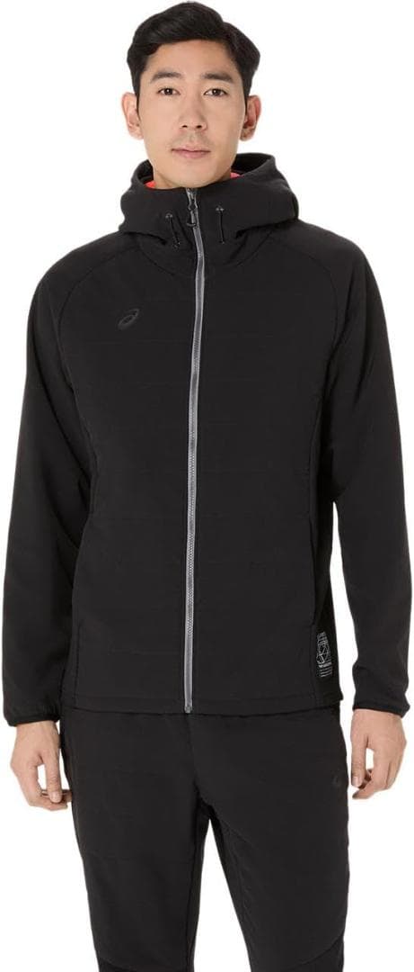 [アシックス] ハイブリッド中わたフリースフーディー 2031F172