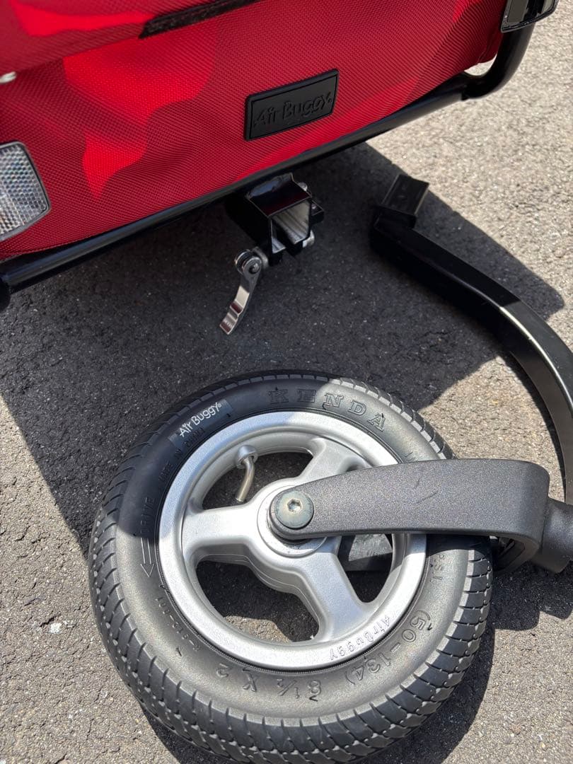 赤いペットカート　エアバギー　AirBuggy トゥインクル