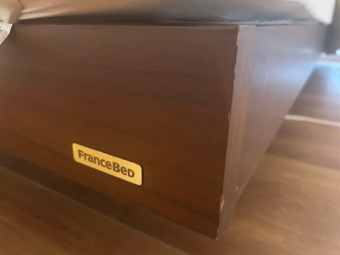 FranceBed ダブルベッドフレーム シンプルデザイン