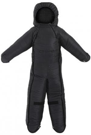 人型寝袋ヒューマノイドスリーピングバッグ　サラサラシリーズ（ブラック）