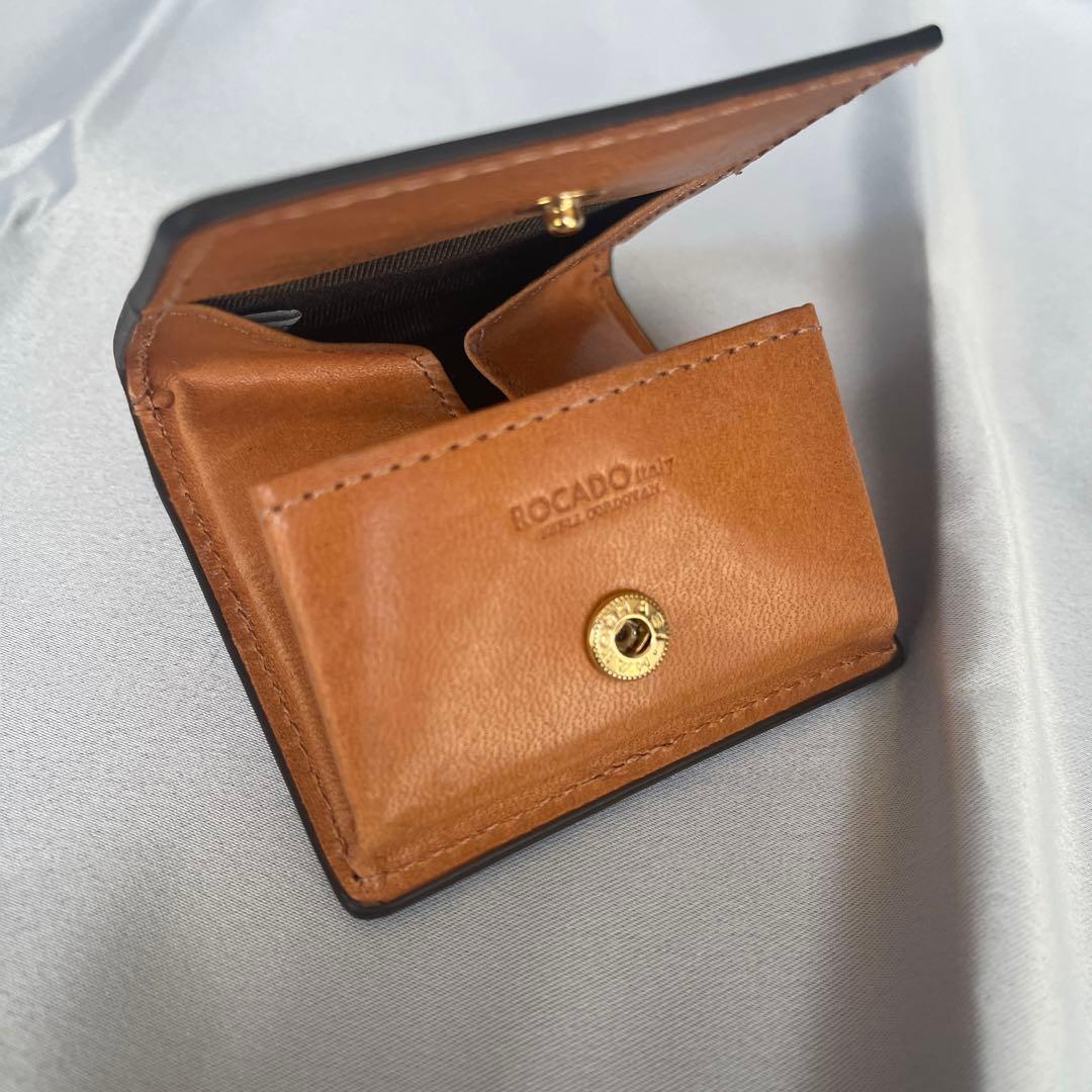 【新品】ROCADO ロカド シェルコードバン 二つ折り財布 馬革 ケース