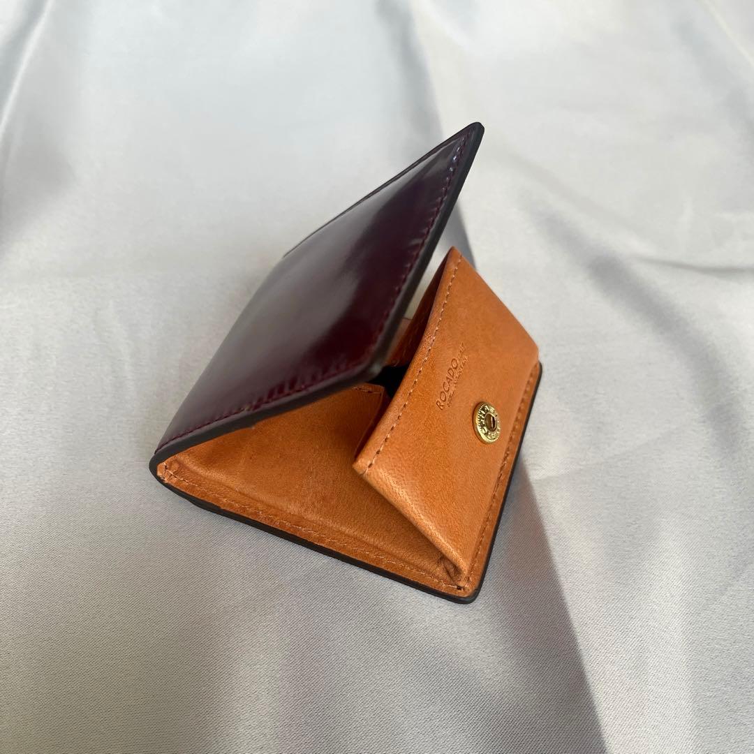【新品】ROCADO ロカド シェルコードバン 二つ折り財布 馬革 ケース
