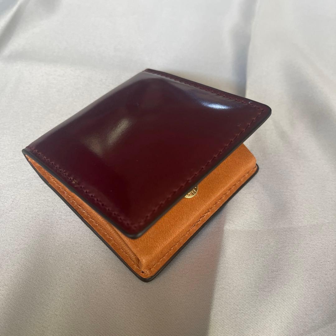 【新品】ROCADO ロカド シェルコードバン 二つ折り財布 馬革 ケース