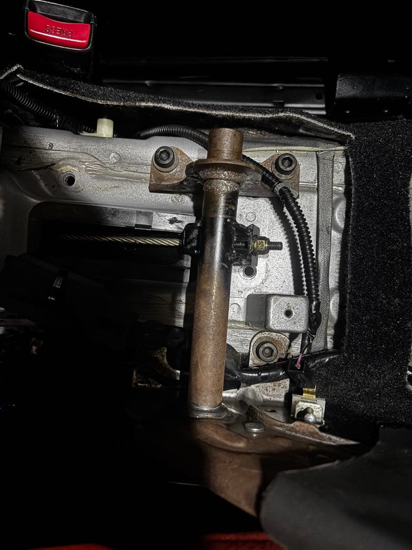 日産　フェアレディZ33 右引きサイドブレーキ　スピンターノブ付き　CPV35