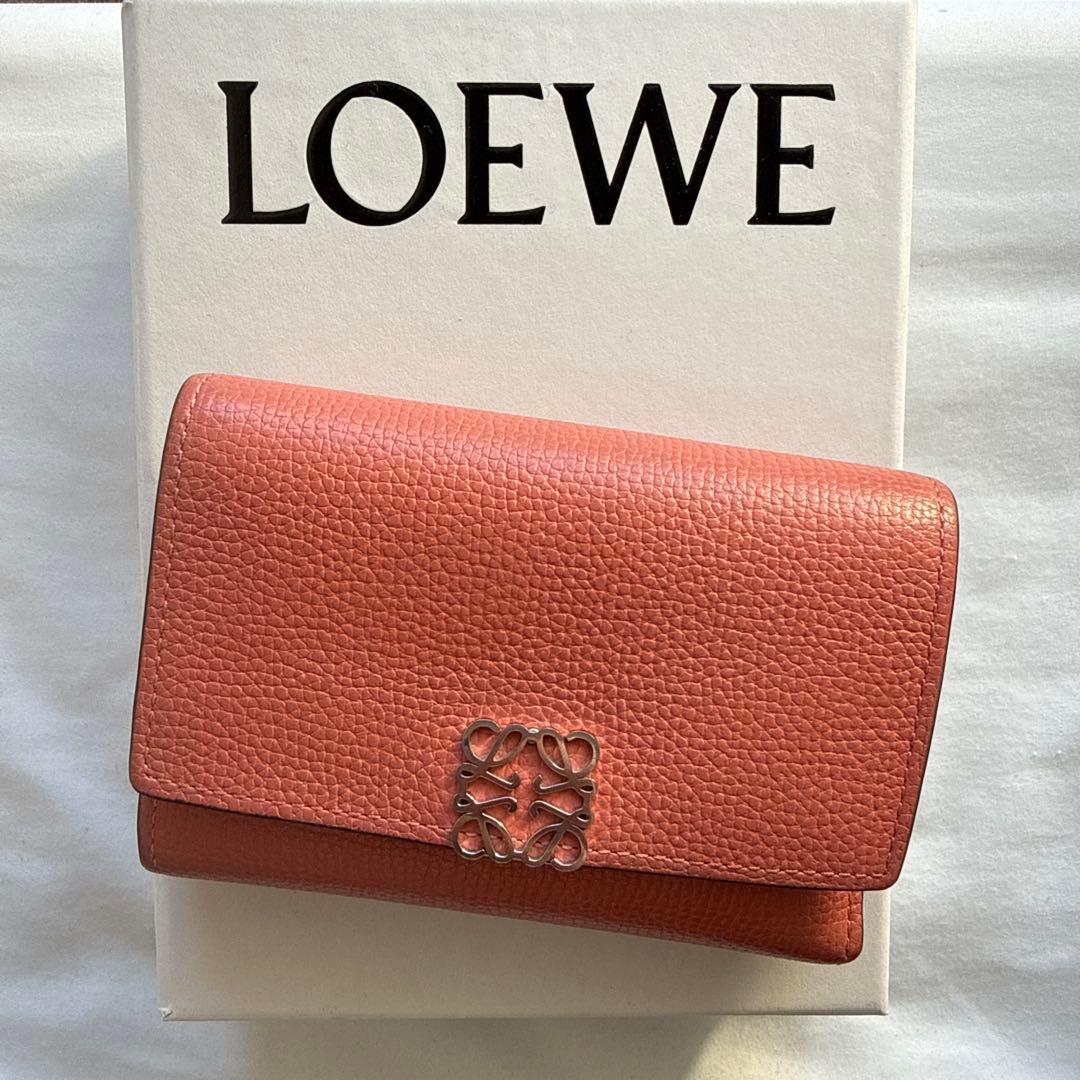 aya's brand  LOEWE アナグラム　三つ折り財布
