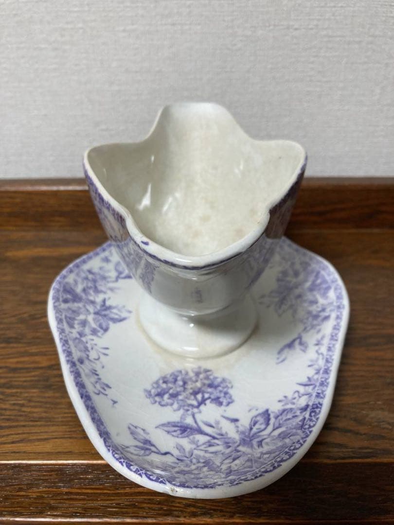 フランス雑貨☆アンティーク ジアンGien 紫陽花 ソーシエール