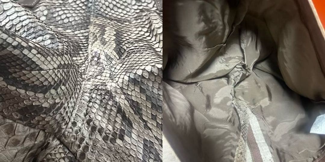 obelisk オベリスク　レザーパンツ　蛇革　ブーツカット　28inch