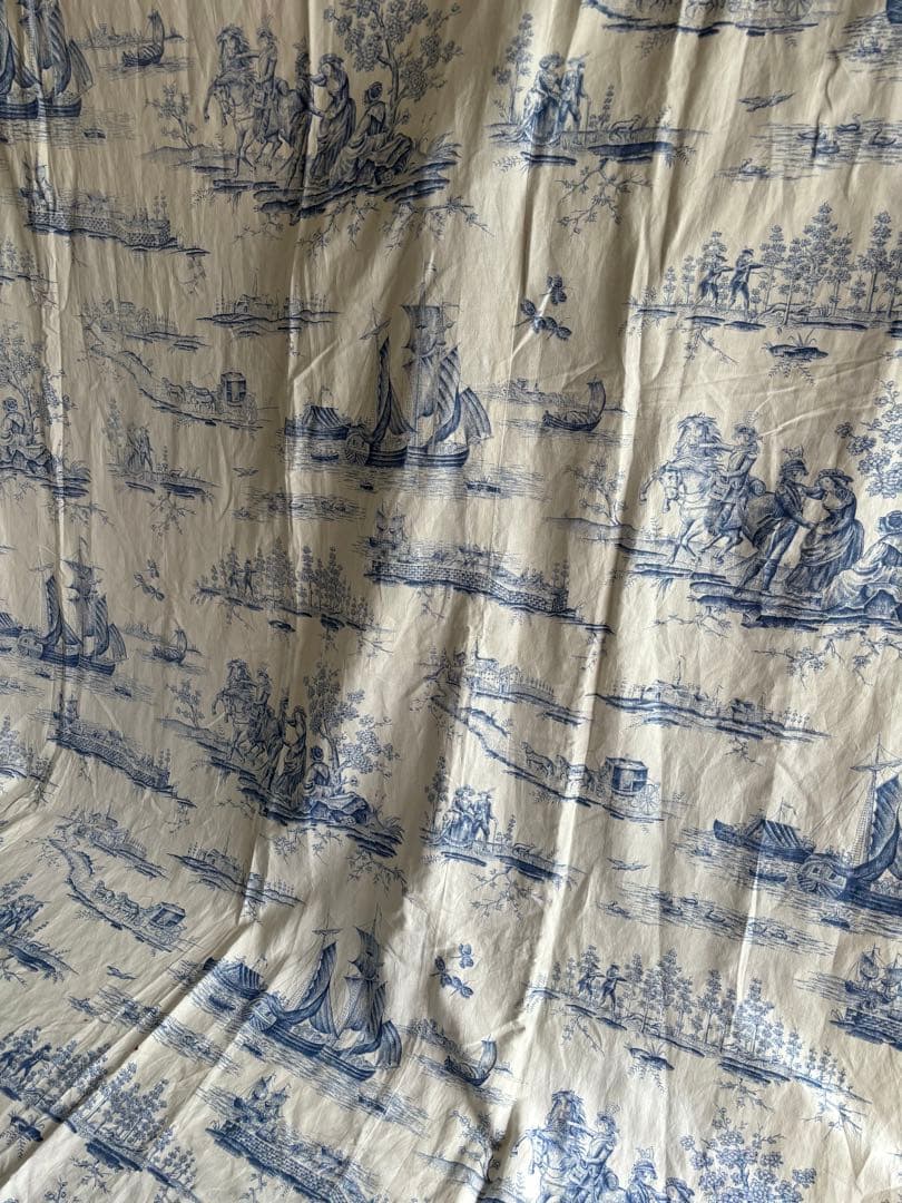 フランスアンティーク トワルドジュイ カーテン ファブリック