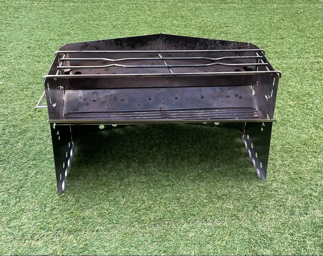 ⭐️値下げ⭐️【廃盤品】ユニフレーム薪グリルラージ(オプション付)