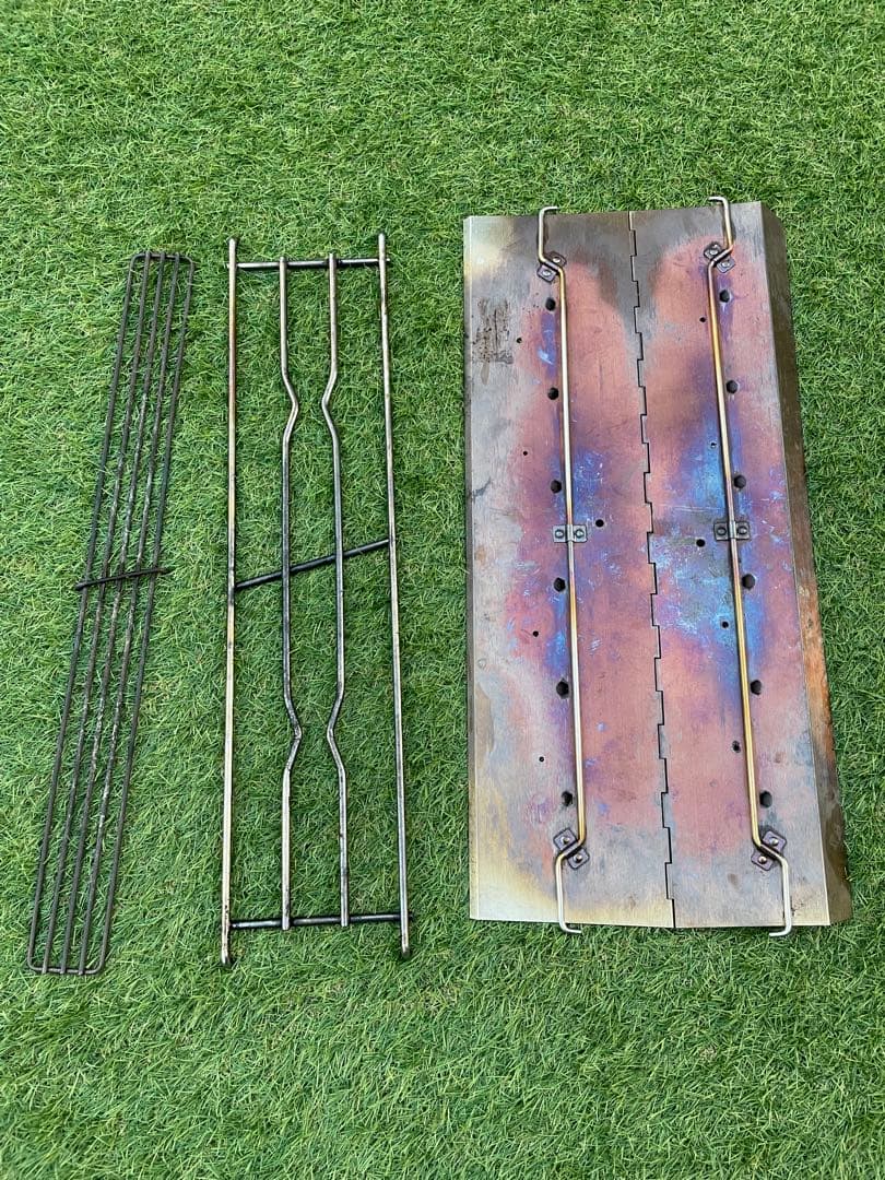 ⭐️値下げ⭐️【廃盤品】ユニフレーム薪グリルラージ(オプション付)