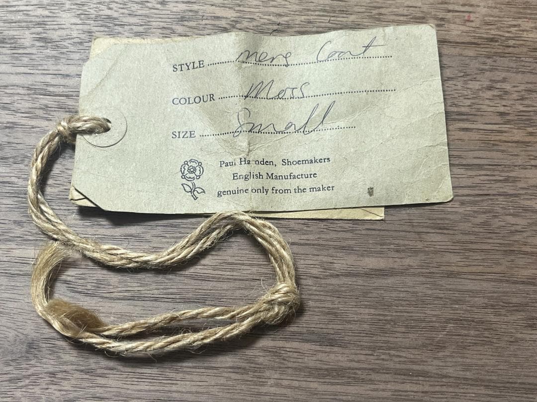 ポールハーデン★初期ロングコートＳ★ツイードモスグリーン　オリーブ