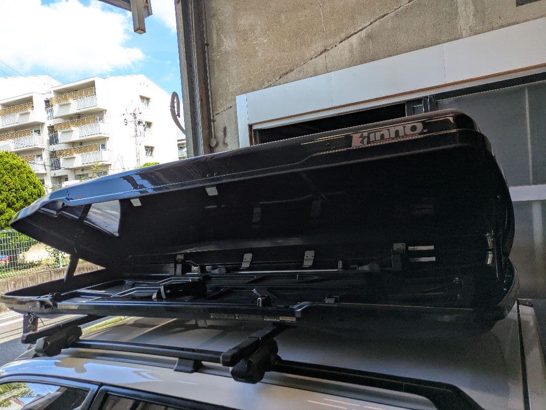 INNO ルーフボックス BR585-BK ローダウンクルーザー　両開き