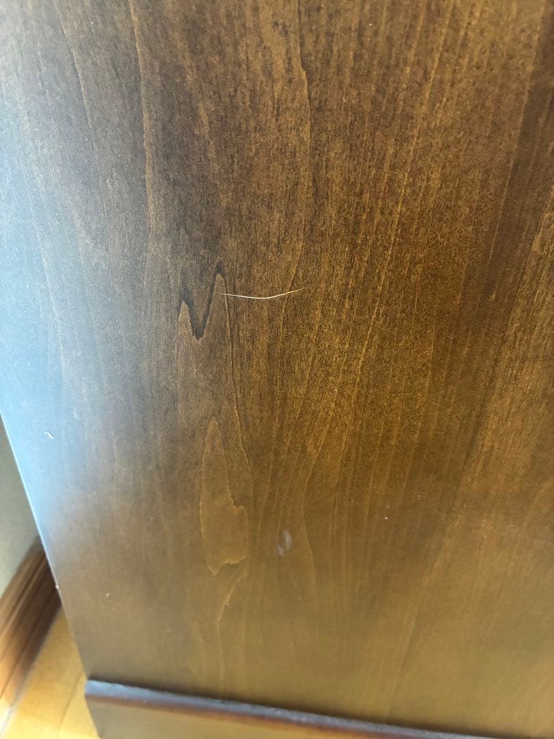 【アンティーク】鏡台　三面鏡　ドレッサー　化粧台　収納スペース多数(イス売却済)