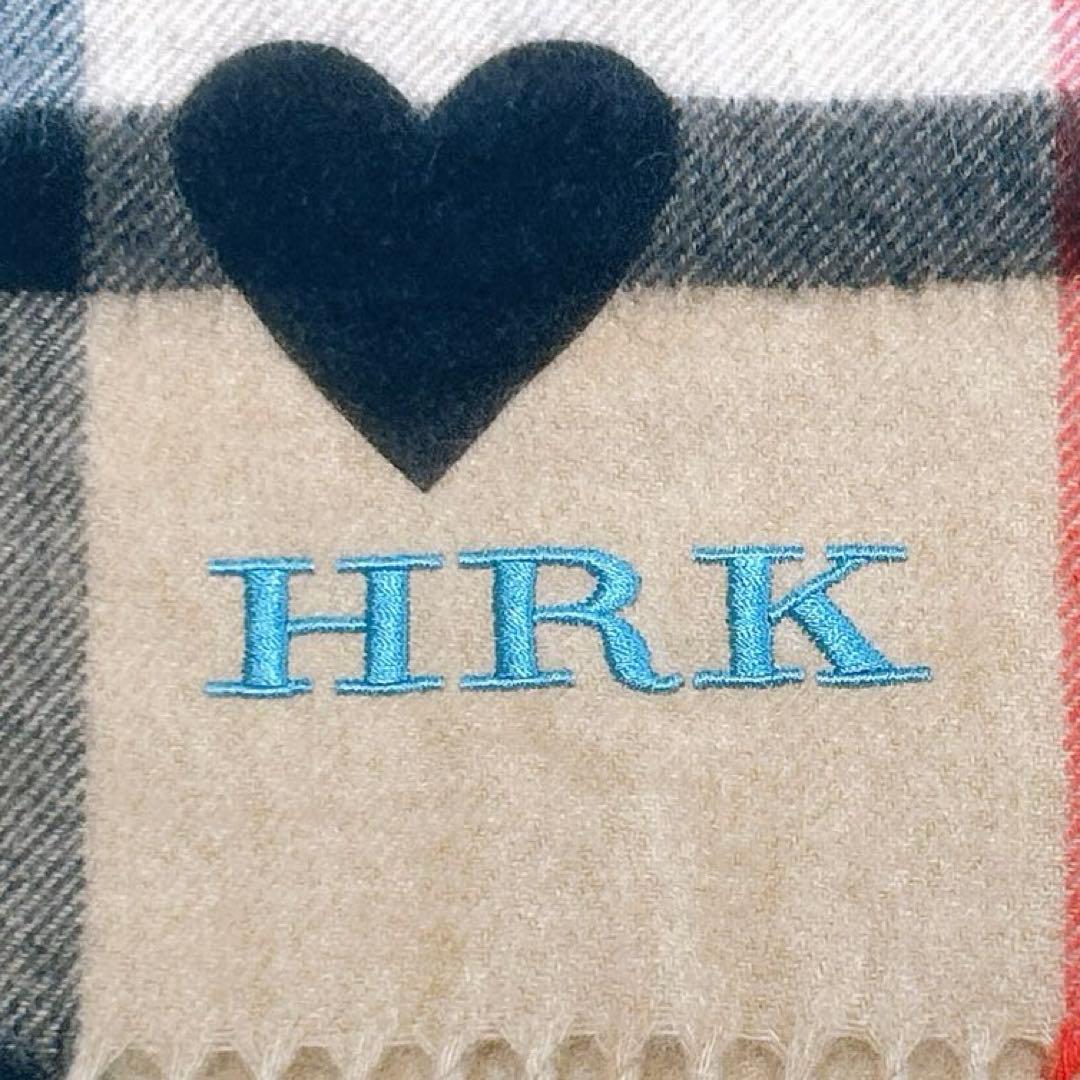 レア✨希少 バーバリー マフラー ハート柄 ノバチェック カシミヤ100％