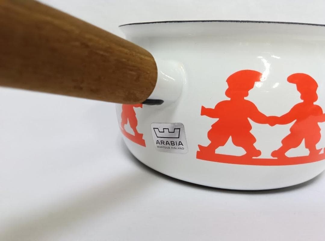 北欧 ARABIA☆アラビア FINEL フィネル ホーロー ミルクパン