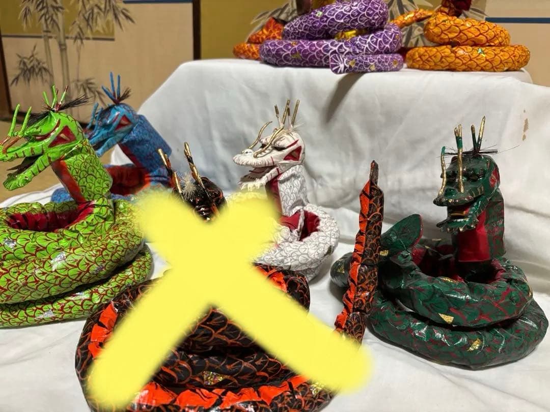 ヤマタノオロチ　八岐大蛇　7体セット