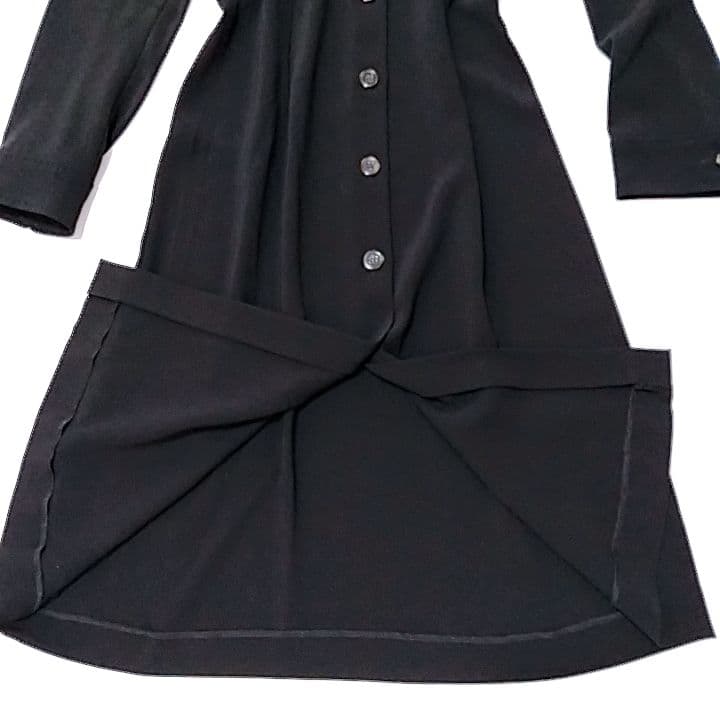 超美品　マックスマーラ　ブラック　シャツワンピース　白タグ　イタリア製