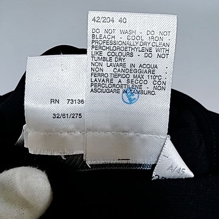 超美品　マックスマーラ　ブラック　シャツワンピース　白タグ　イタリア製