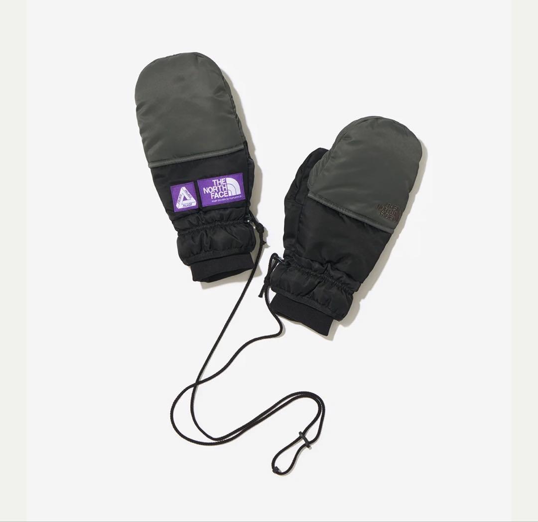 【新品未使用】PALACE×THE NORTH FACE GLOVE グレー　M