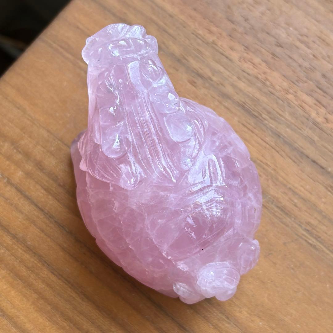 高品質 マダガスカル産 龍亀（ロングイ）置物490g