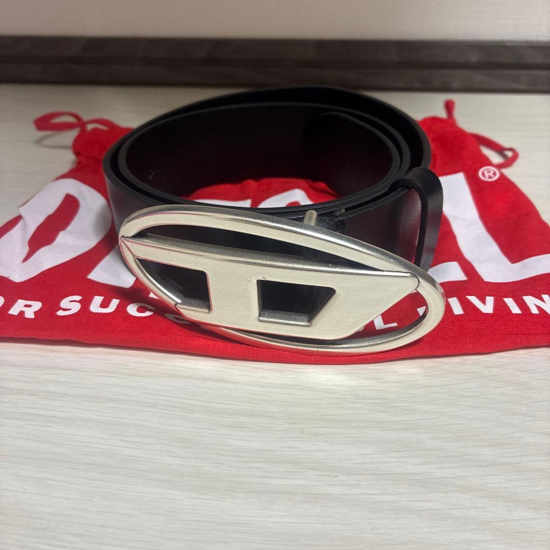 DIESEL シルバーバックルベルト 75/30