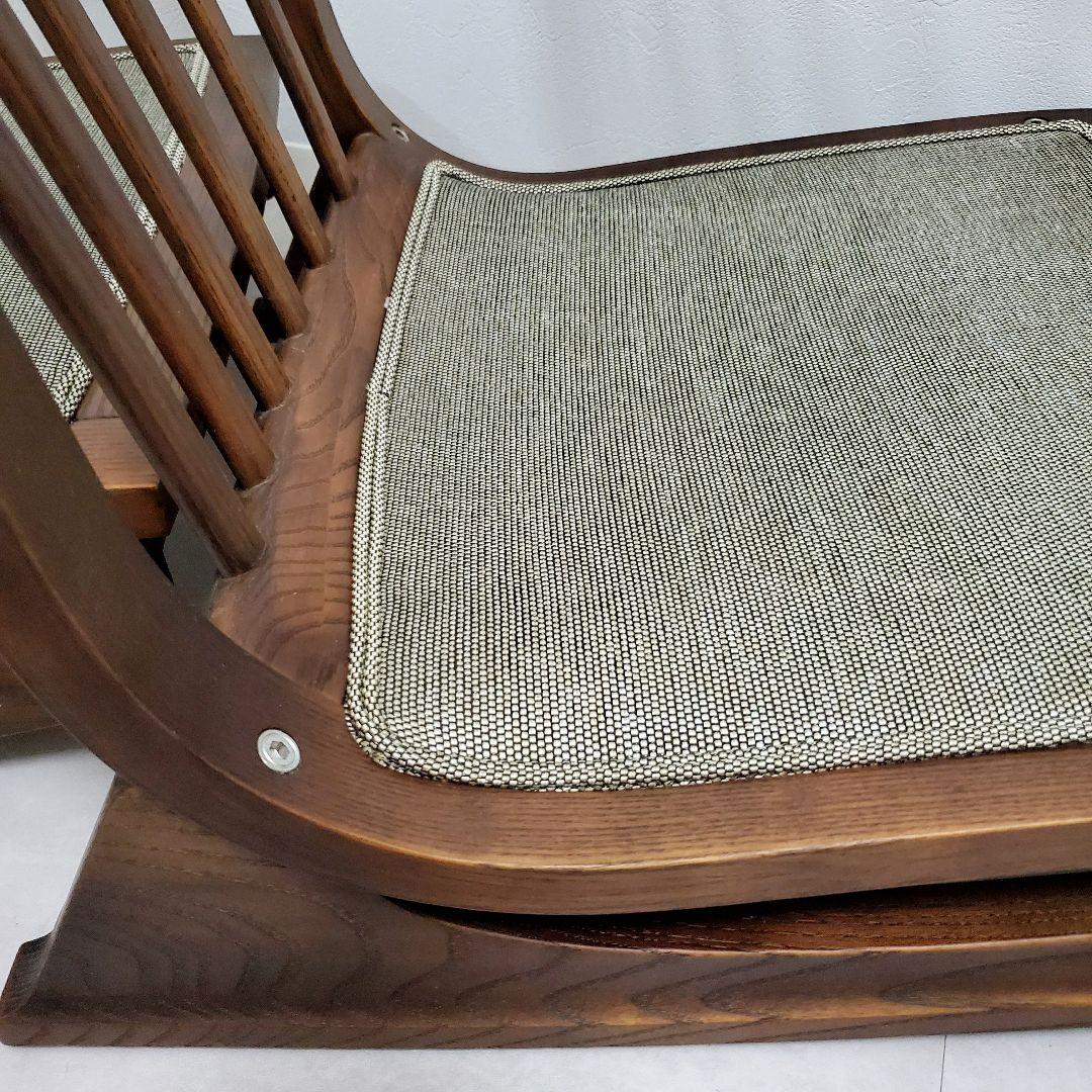 【廃盤希少✨️極美品】カリモク ロッキング座椅子 kigumi 2脚セット②