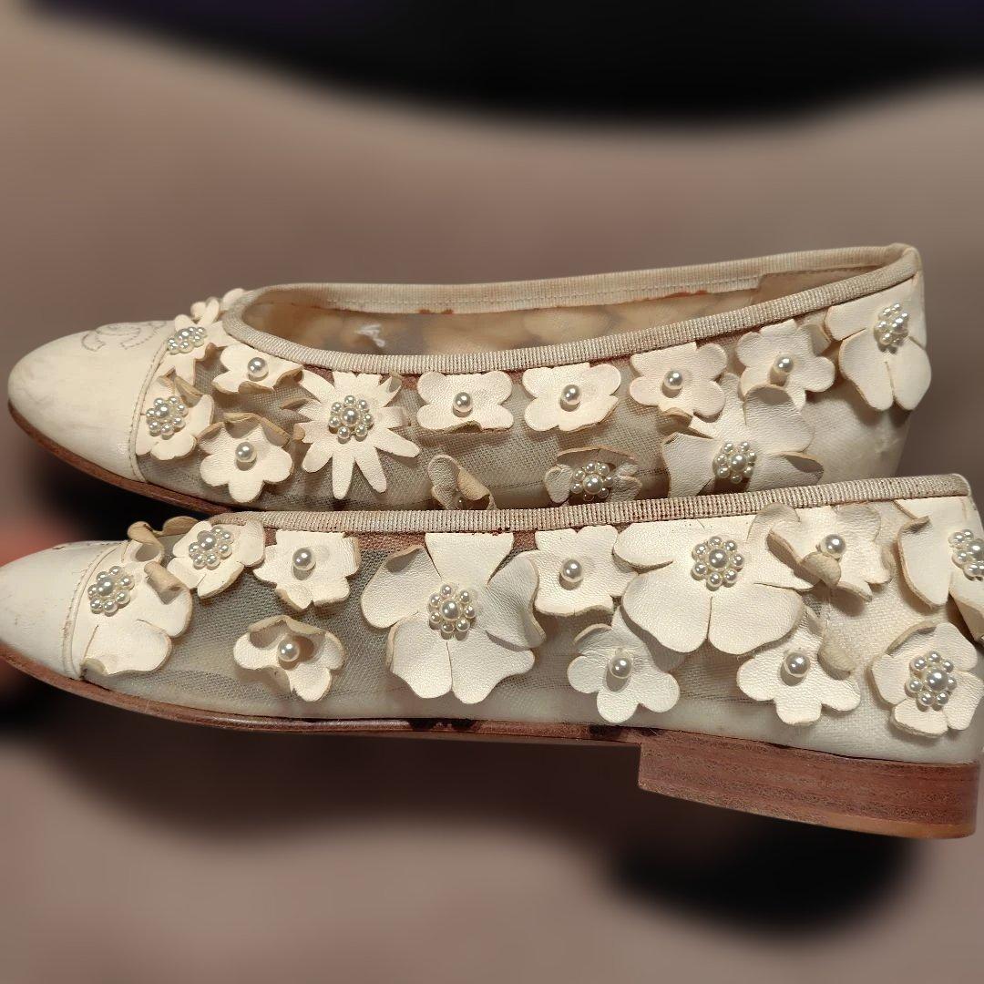 希少デザイン　シャネルパンプス　38サイズ