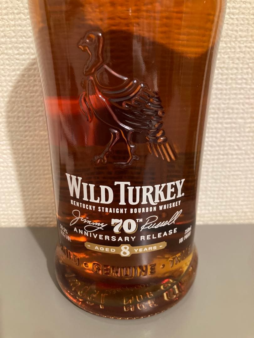 【2本セット】ワイルドターキー8年 70周年記念ボトル