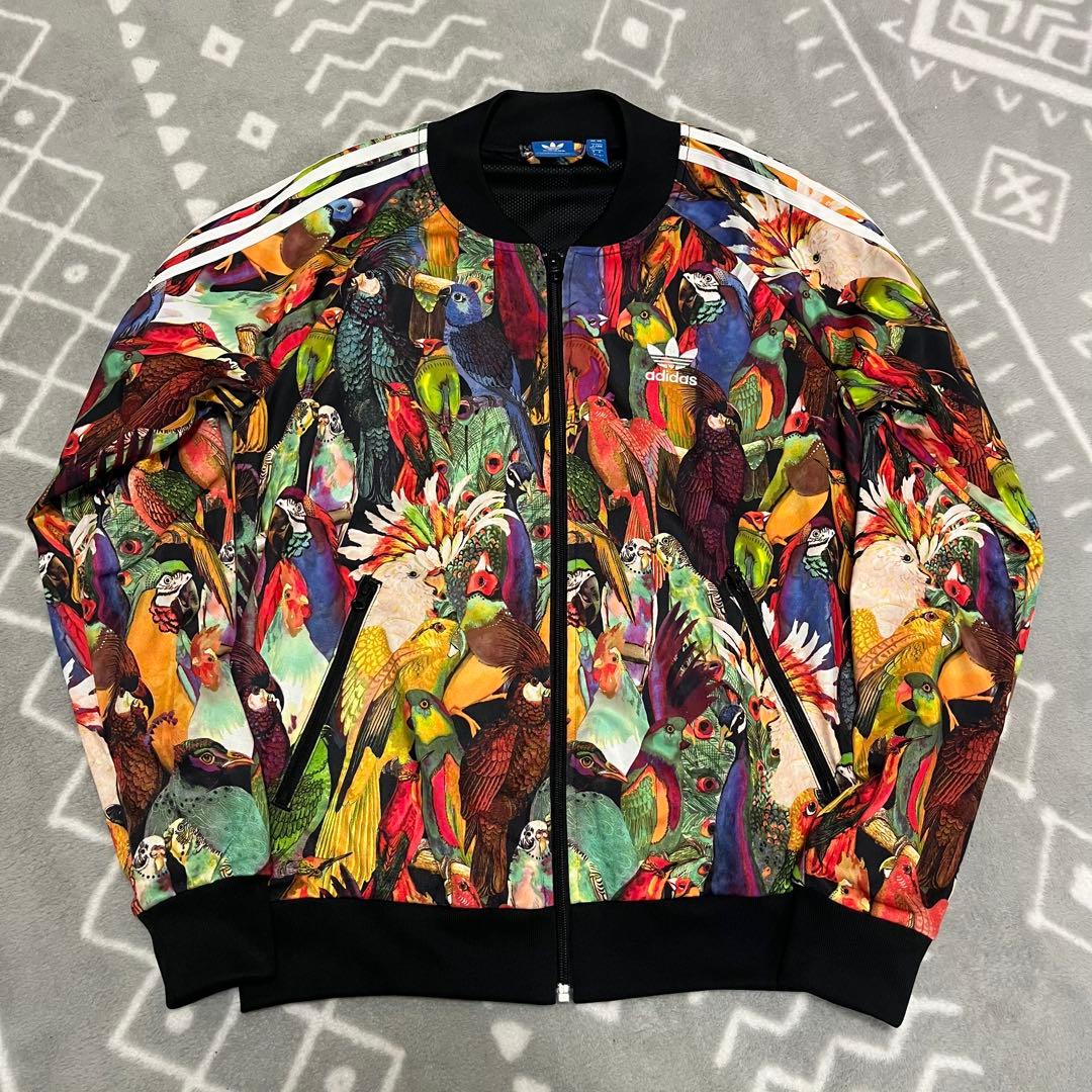 adidas × THE FARM COMPANY トラックトップ 鳥柄 XOT