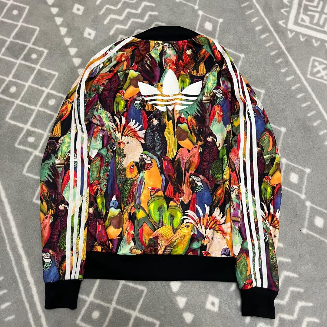 adidas × THE FARM COMPANY トラックトップ 鳥柄 XOT