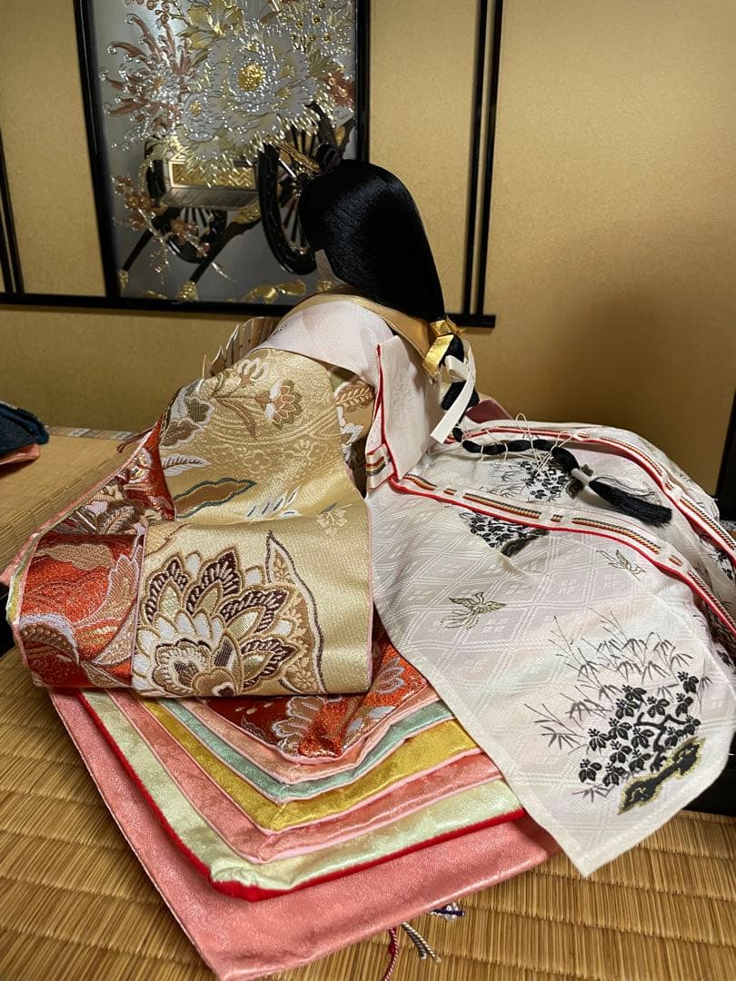 豪華なひな人形　親王飾り　②京都西陣 お雛様 雛人形フルセット　サイズ大