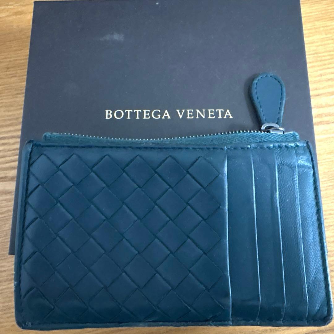 Bottega Veneta グリーン ミニウォレット