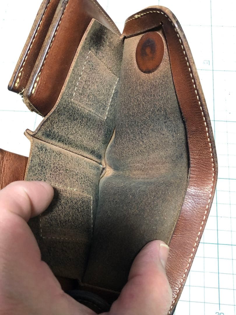 REDMOON 二つ折り財布 ブラウン