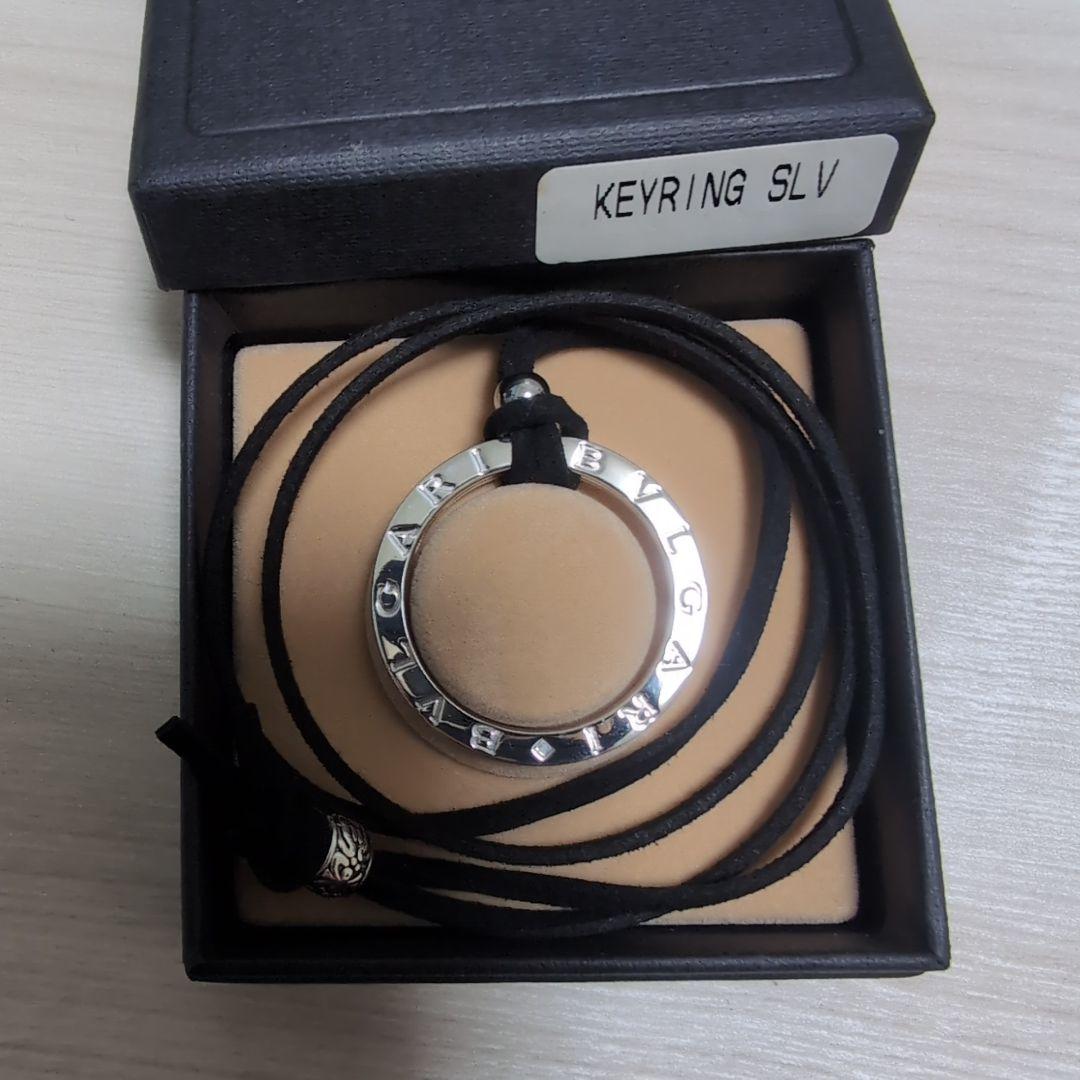 極美品 BVLGARI ブルガリ シルバーキーリングチョーカー ボックスケース付