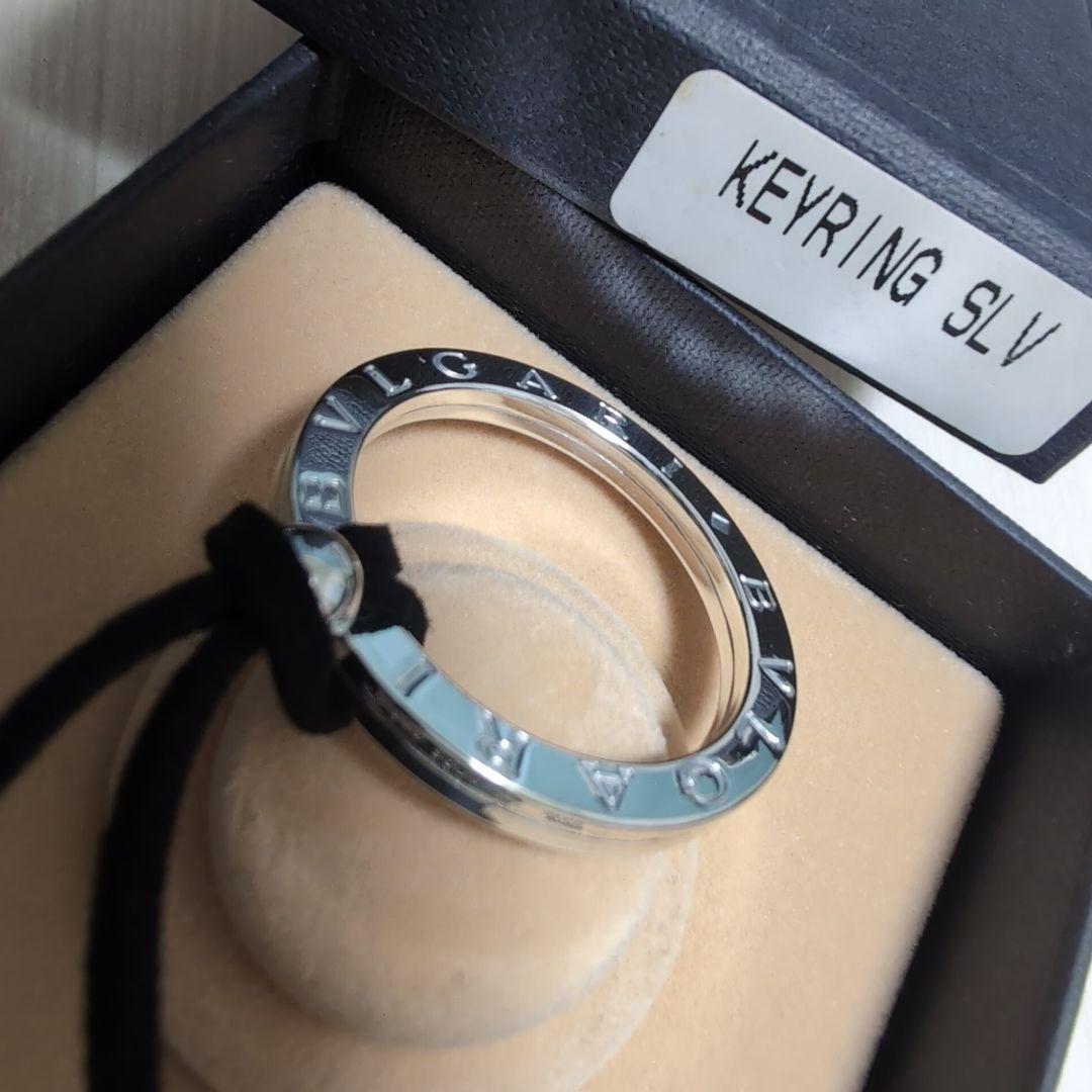 極美品 BVLGARI ブルガリ シルバーキーリングチョーカー ボックスケース付