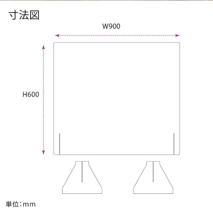 パーテーション 衝立 仕切り板　アクリル板5枚セット