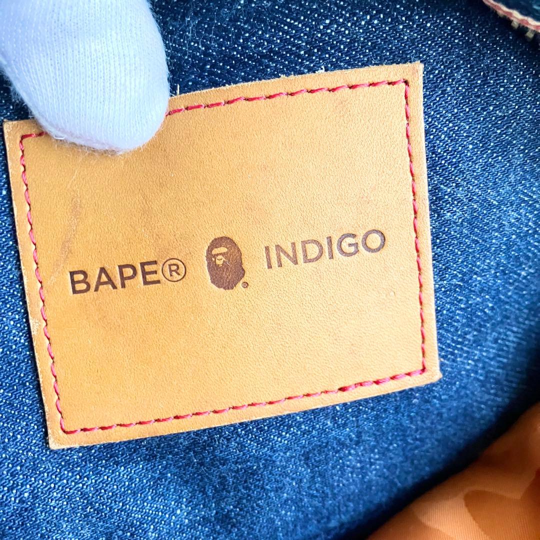 atsu BAPE×PORTER ボディバッグ　デニム　青　リバーシブル